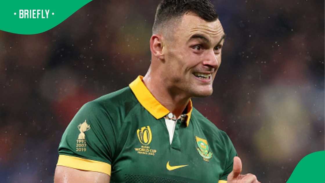 Jesse Kriel showed off an expensive car on his Instagram page recently. Jesse Kriel showed off an expensive car on his Instagram page recently.