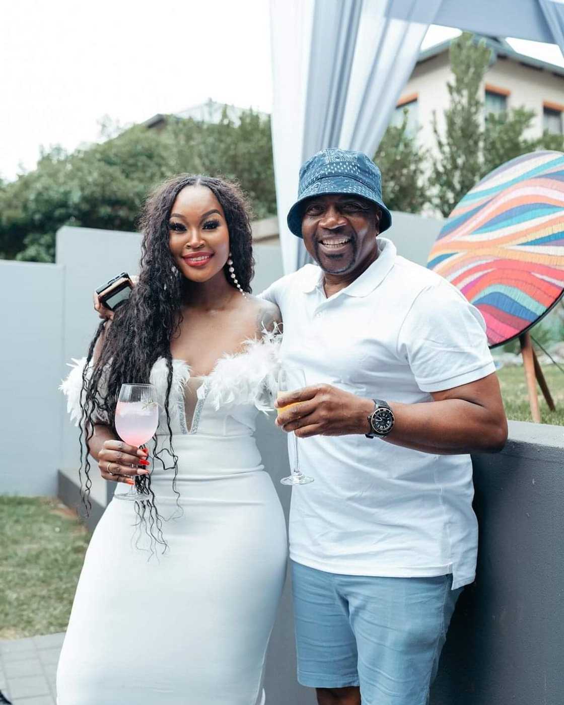 Lamiez Holworthy opened up about her relationship with Sello Chicco Twala