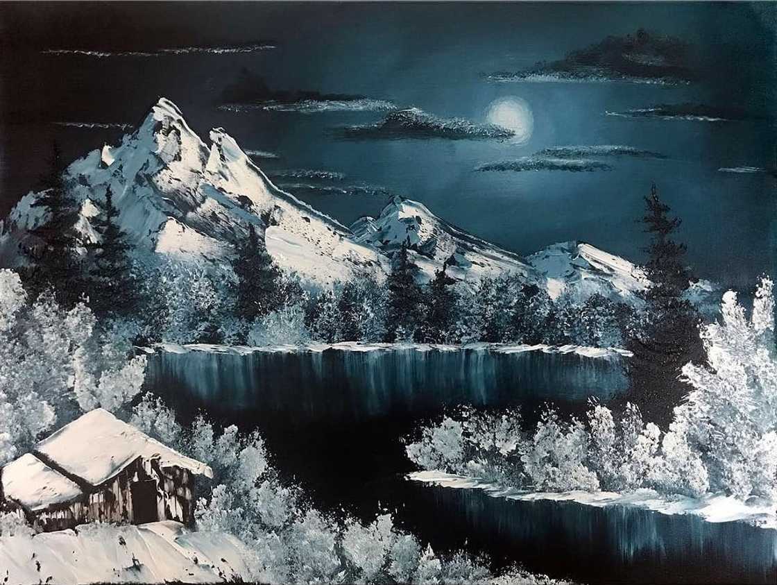 Bob Ross' paintings' price Bob Ross' paintings' price