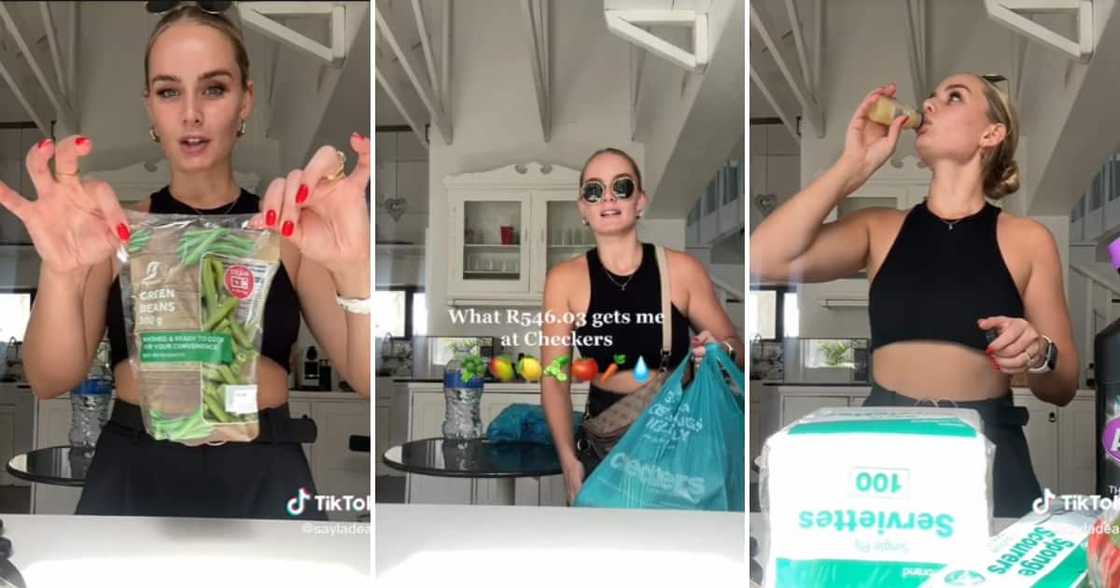 TikTok user @sayladean shared what she bought at Checkers, and it wasn’t even enough to make a full meal TikTok user @sayladean shared what she bought at Checkers, and it wasn’t even enough to make a full meal
