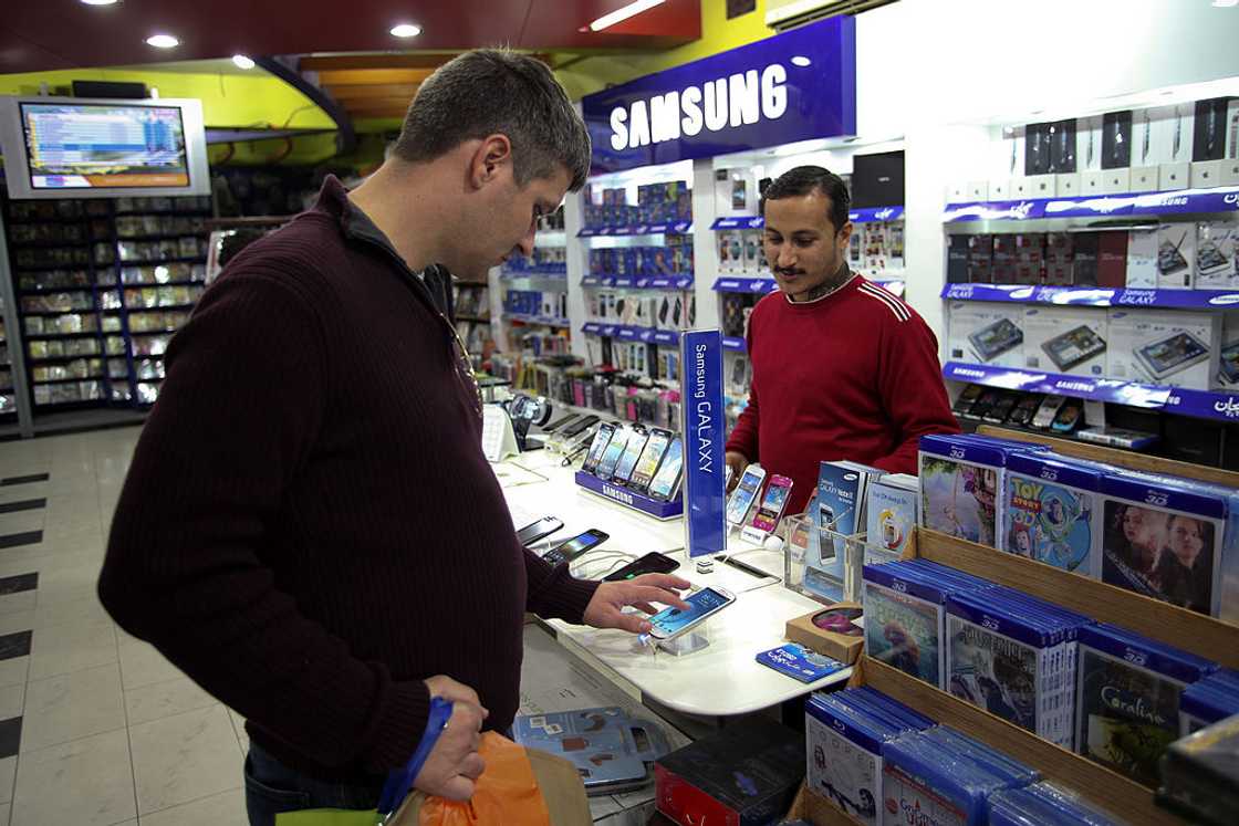 Pakistani shop owners in South Africa often sell electronics