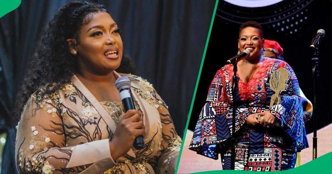 Ntokozo Mbambo sang the national anthem in Durban. Ntokozo Mbambo sang the national anthem in Durban.