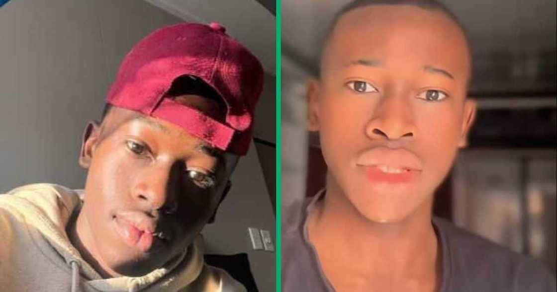 A TikTok video shows a man stranded on the highway by a driver. A TikTok video shows a man stranded on the highway by a driver.