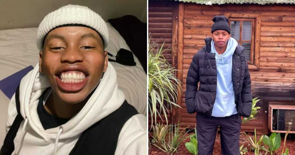 Twitter user @NkululekoXaba_ beaming Twitter user @NkululekoXaba_ beaming