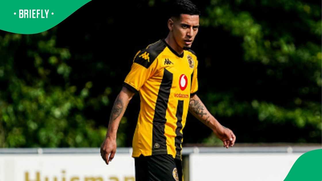 Gaston Sirino in action for Kaizer Chiefs.