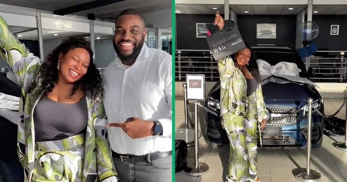 Man in TikTok video surprise wife at Mercedes dealership Man in TikTok video surprise wife at Mercedes dealership