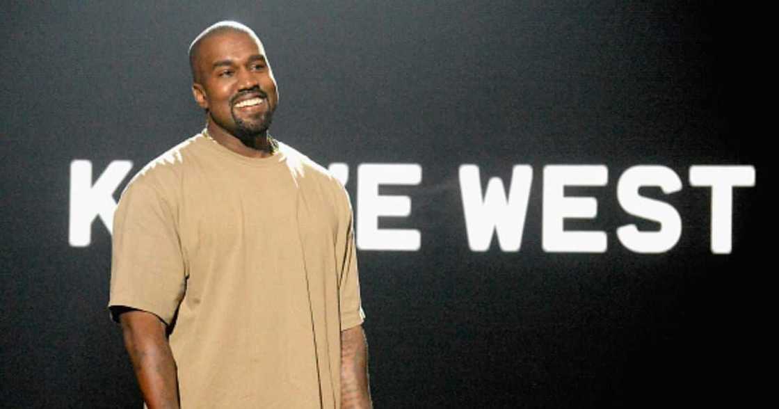 Kanye West accepts the Michael Jackson Video Vanguard Award onstage during the 2015 MTV Video Music Awards at Microsoft Theater on August 30, 2015 in Los Angeles, California Kanye West accepts the Michael Jackson Video Vanguard Award onstage during the 2015 MTV Video Music Awards at Microsoft Theater on August 30, 2015 in Los Angeles, California