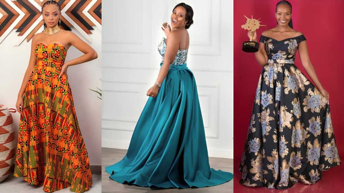 A-shape gown styles A-shape gown styles