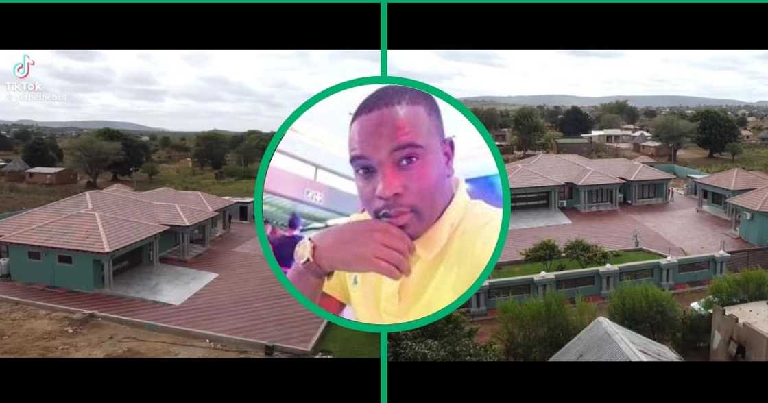 A Tsonga man posted aerial footage of his mansion A Tsonga man posted aerial footage of his mansion