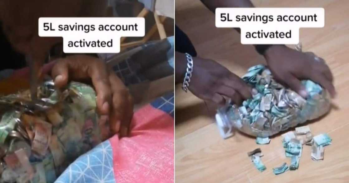 5 Litre of Savings, Video, TikTok, Osama, South Africa, January 5 Litre of Savings, Video, TikTok, Osama, South Africa, January