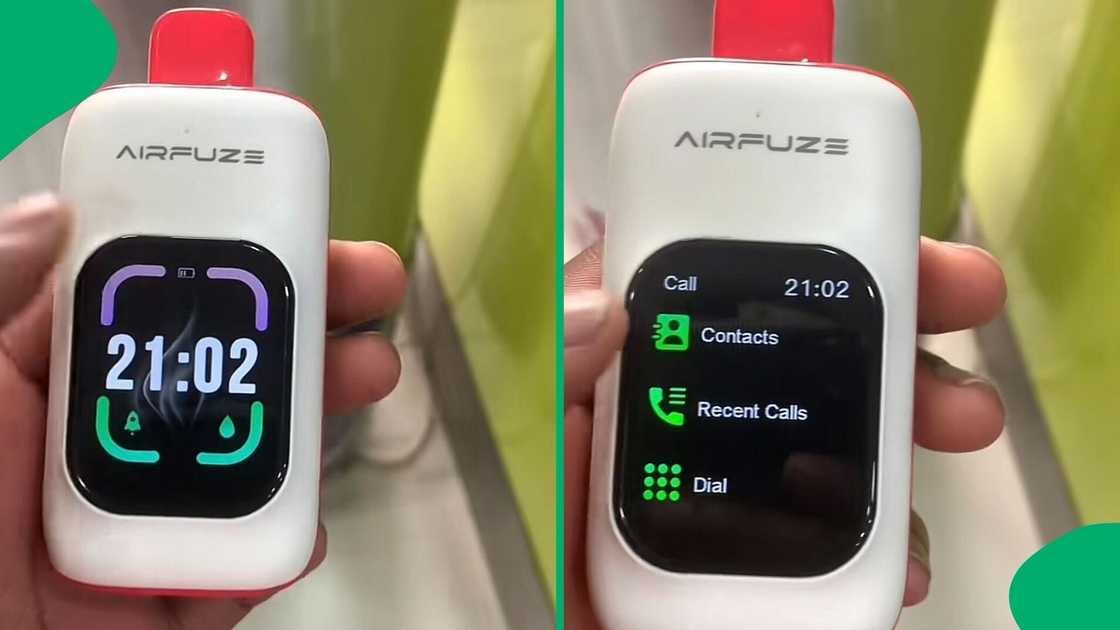 A TikTok video shows a small phone which amused many people online.