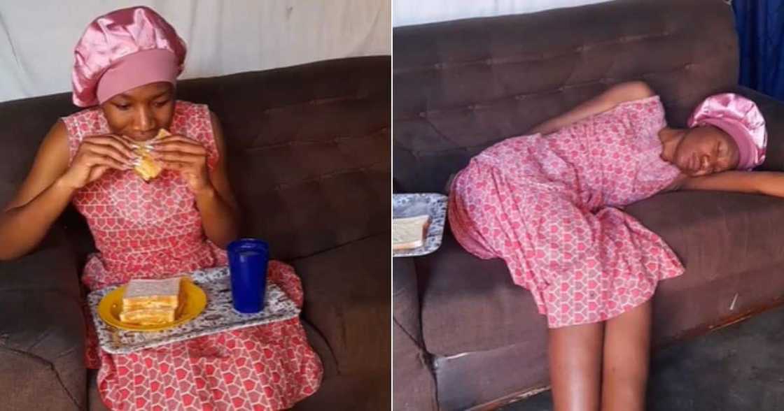 TikTok video shows woman in SA township living her life TikTok video shows woman in SA township living her life