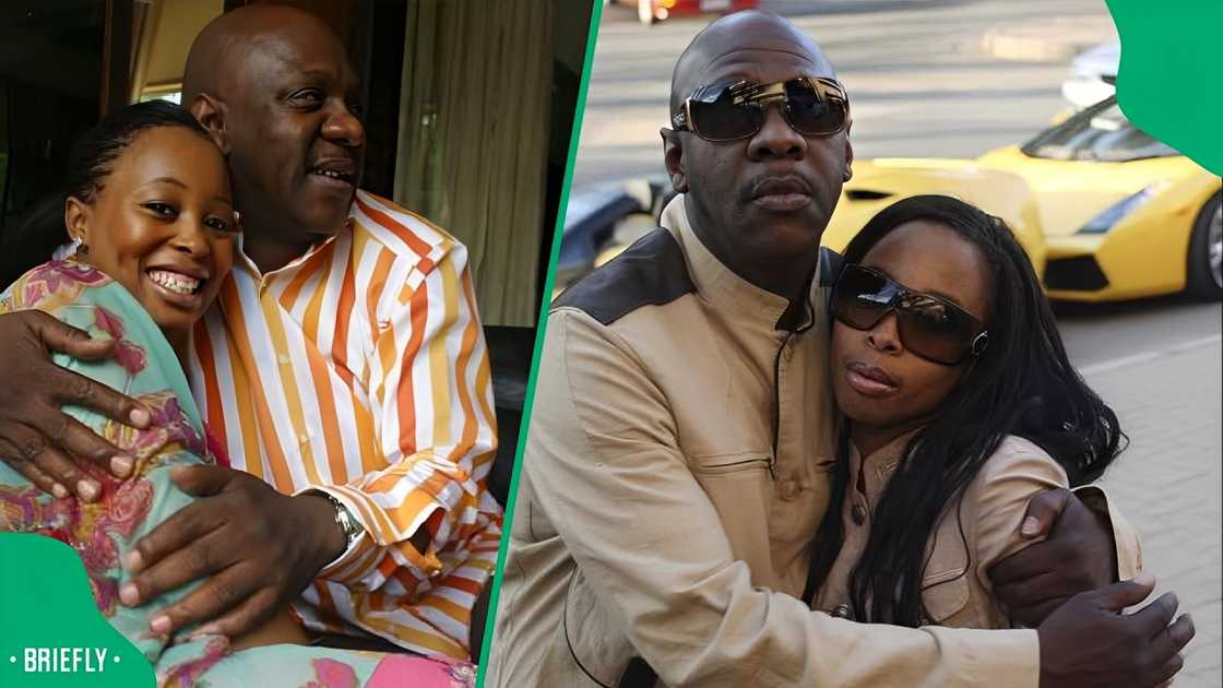 Mandla Mthembu's 28 year age gap with Khanyi Mbau shocks SA