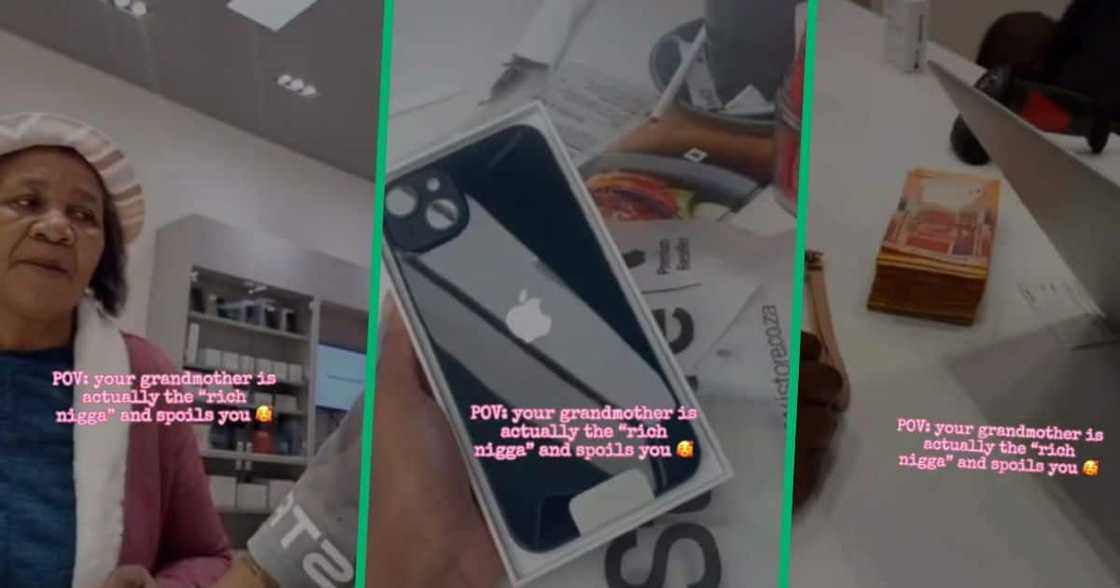 shows loving gogo buying her grandchild a new iPhone shows loving gogo buying her grandchild a new iPhone