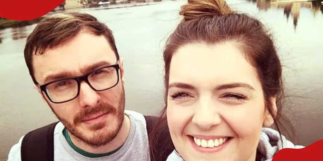 Rebecca Moss and her late husband Thomas Gibson. Rebecca Moss and her late husband Thomas Gibson.