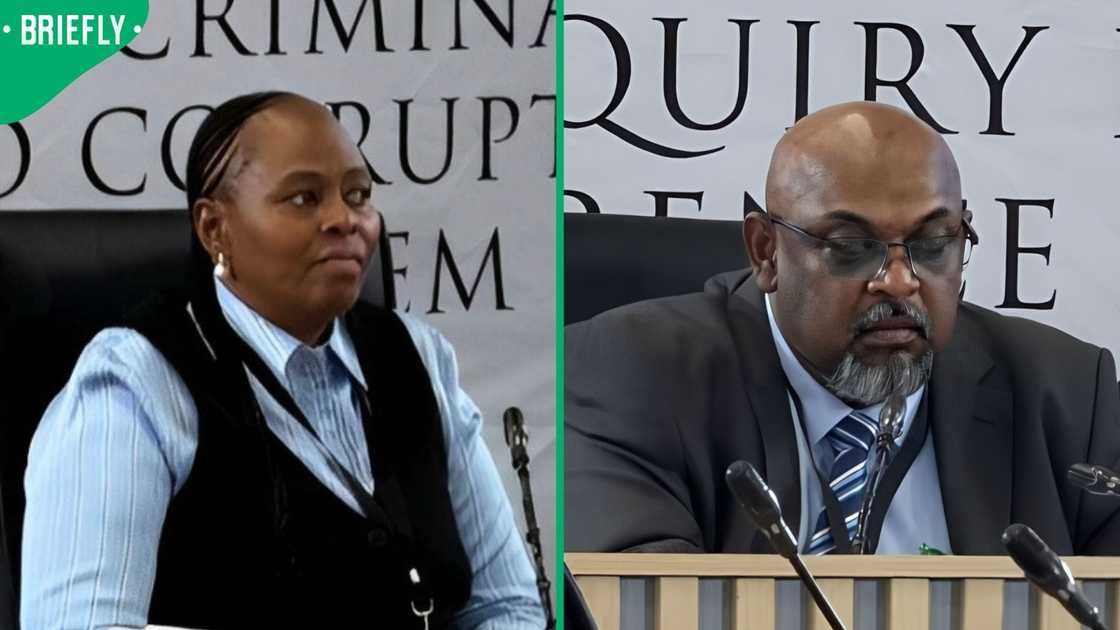 Human Resources head, Linda Gxasheka, and Legal Services head, Advocate Khemraj Behari