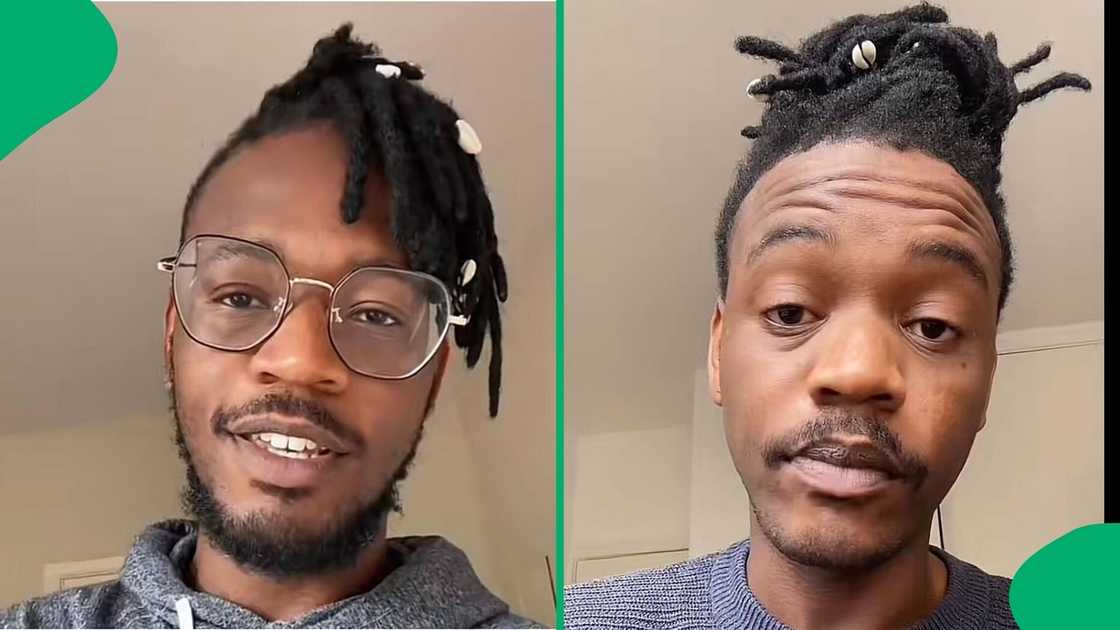 A TikTok video shows a man unveiling dinner meals for a family that cost less than R50.