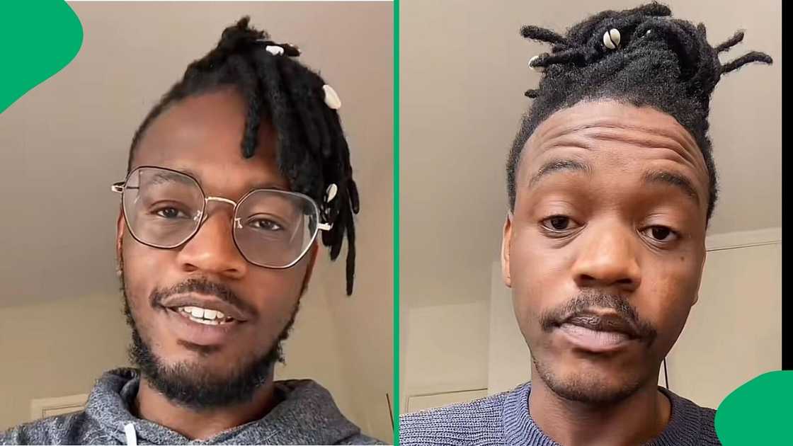 A TikTok video shows a man unveiling dinner meals for a family that cost less than R50. A TikTok video shows a man unveiling dinner meals for a family that cost less than R50.