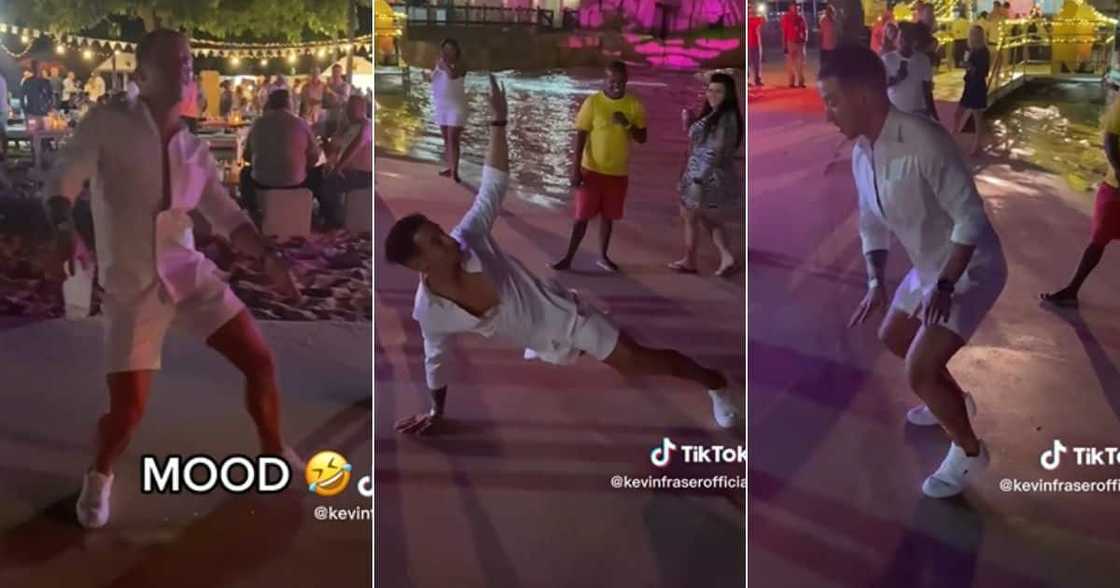 White guy nails amapiano dance moves White guy nails amapiano dance moves