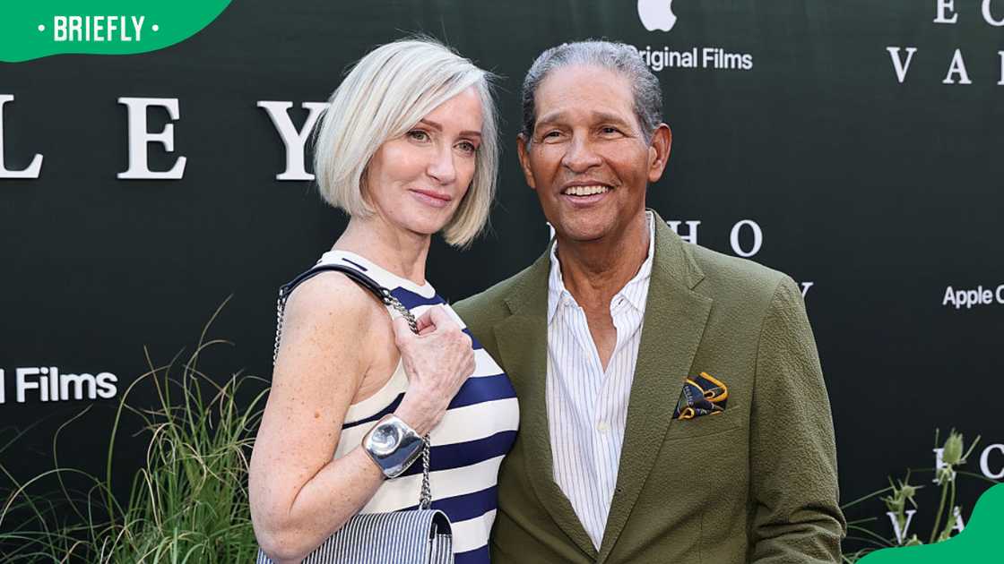 Hilary Gumbel and Bryant Gumbel during the 2025 Echo Valley New York Premiere at AMC Lincoln Square