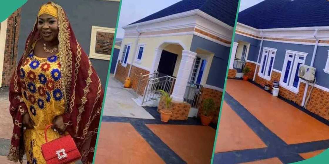 Nigerian woman completes 3rd house