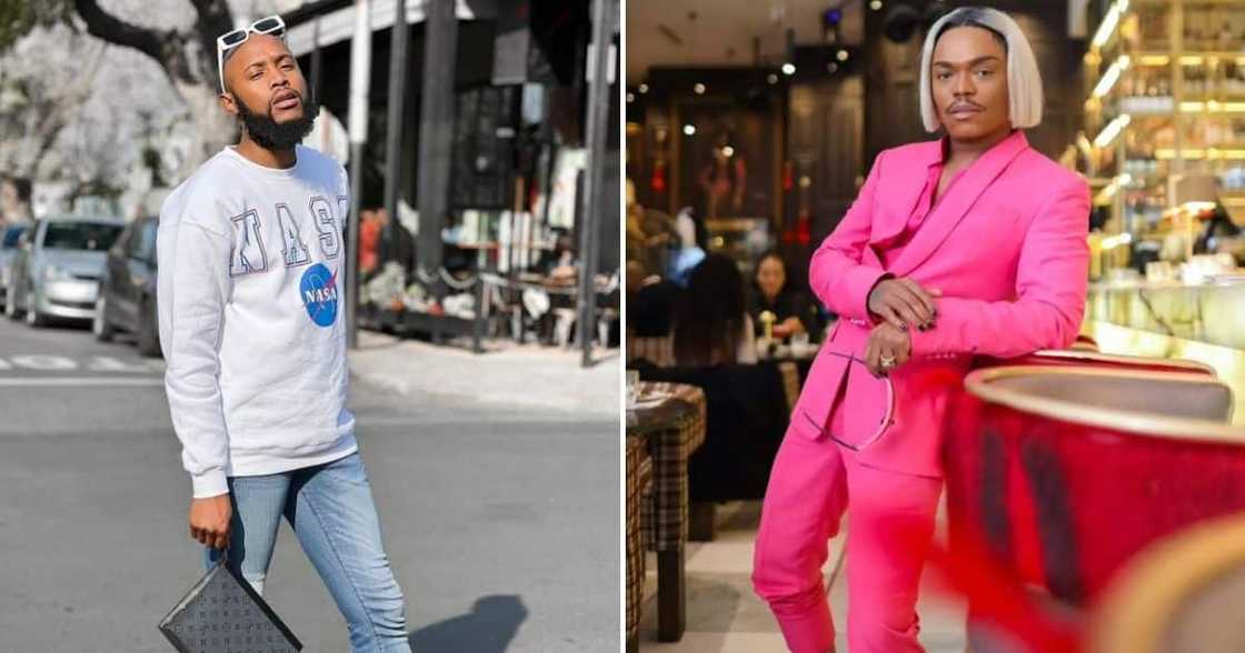 Mohale Motung and Somizi Mhlongo Mohale Motung and Somizi Mhlongo
