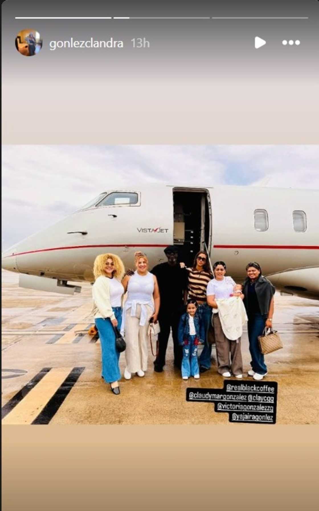 Black Coffee spends time with girlfriend's family Black Coffee spends time with girlfriend's family
