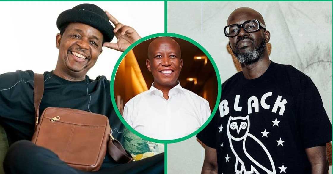 Oskido, Julius Malema and DJ Black Coffee vibed over SA music Oskido, Julius Malema and DJ Black Coffee vibed over SA music