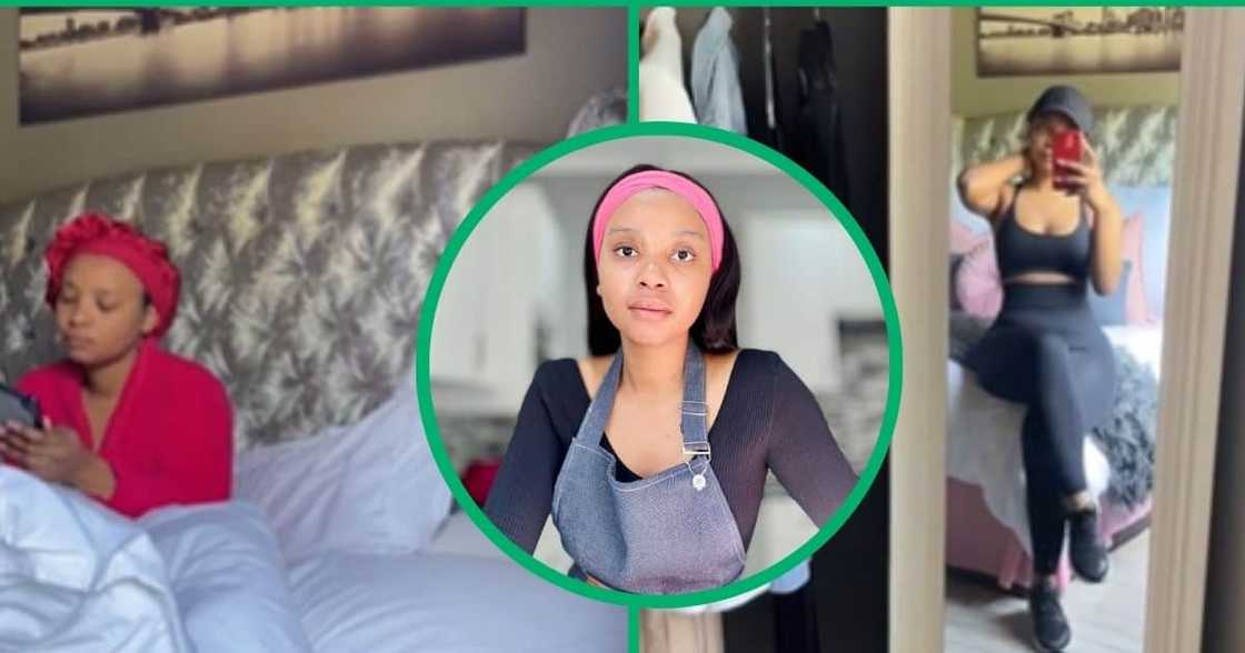 Woman shares her daily routine as an unemployed person. Woman shares her daily routine as an unemployed person.