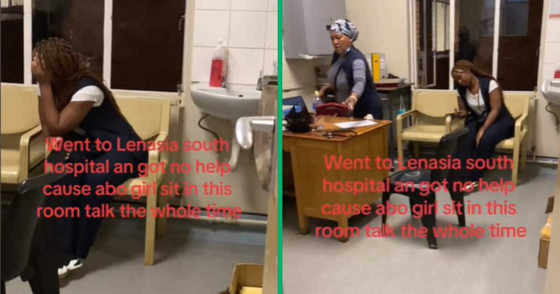 A TikTok video captures a heated encounter at Lenasia South government hospital as a frustrated woman records staff A TikTok video captures a heated encounter at Lenasia South government hospital as a frustrated woman records staff