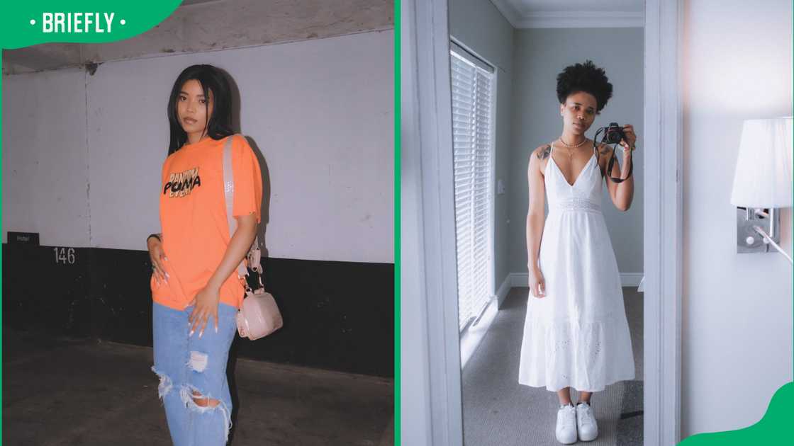 Sammie Heavens posing for different photos Sammie Heavens posing for different photos