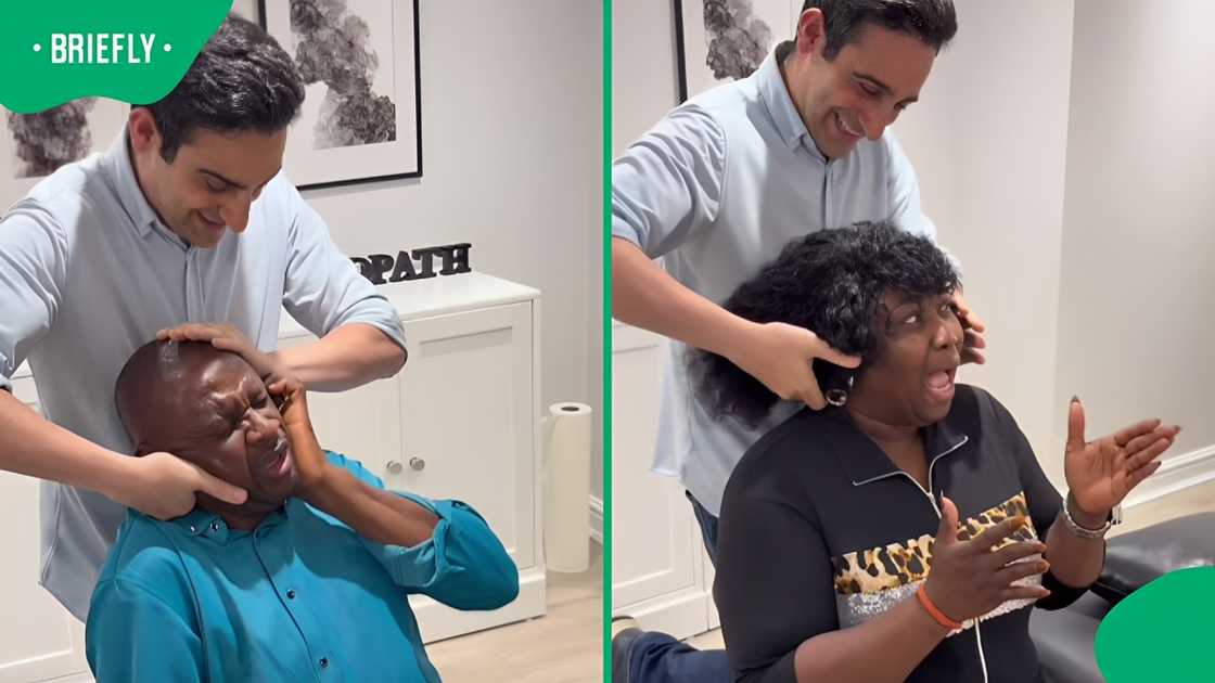 Man takes parents to chiropractor, dad’s dramatic reaction has Mzansi laughing Man takes parents to chiropractor, dad’s dramatic reaction has Mzansi laughing