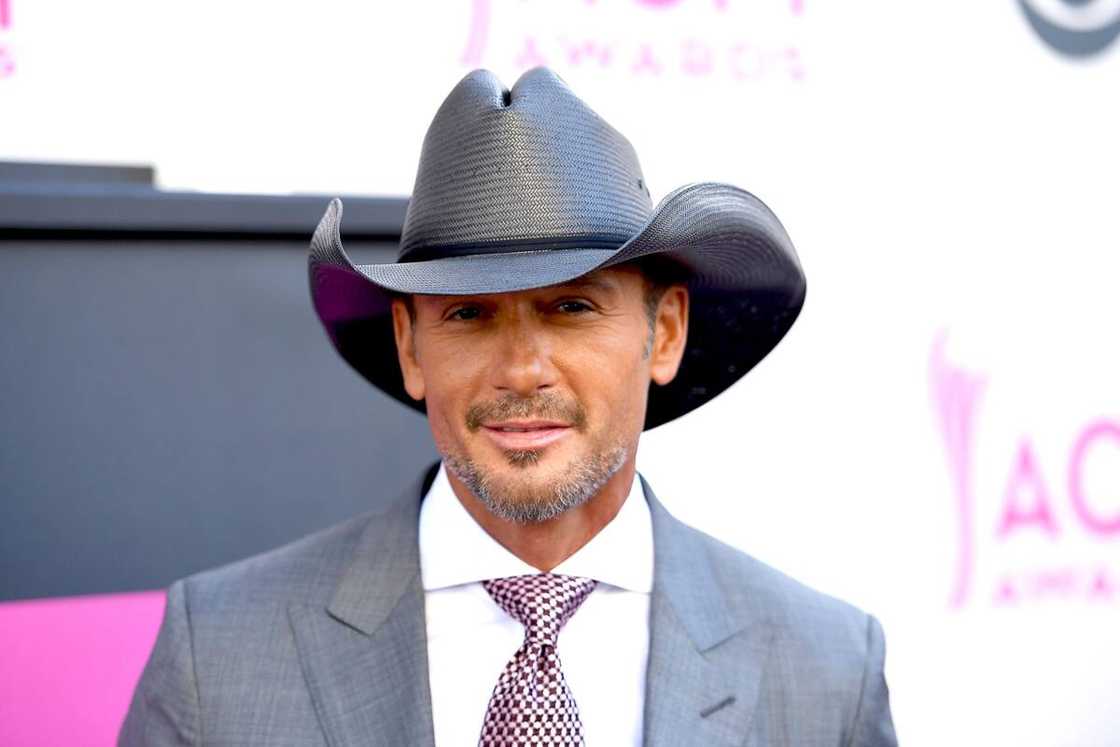 Country star Tim McGraw at the ACM Awards Country star Tim McGraw at the ACM Awards