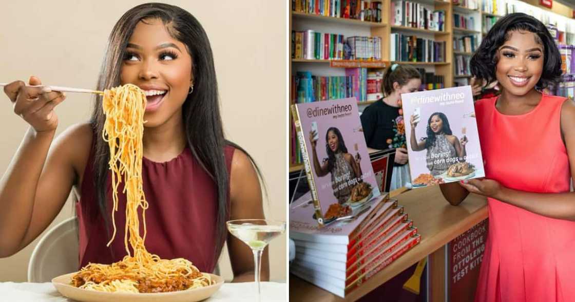 A young chef and food influencer was excited to launch her first book A young chef and food influencer was excited to launch her first book