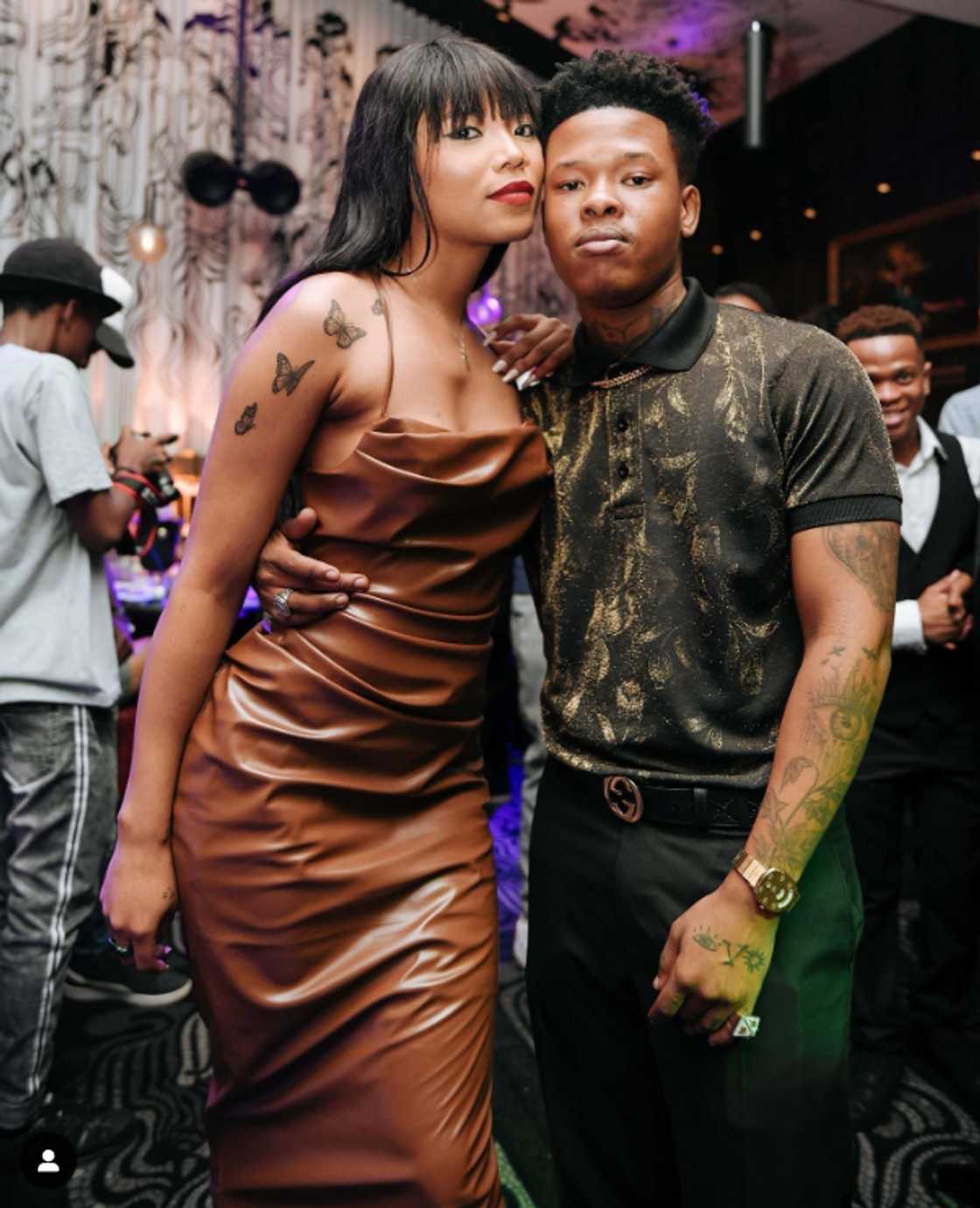 Nasty C and Sammie Heavens are parents. Nasty C and Sammie Heavens are parents.