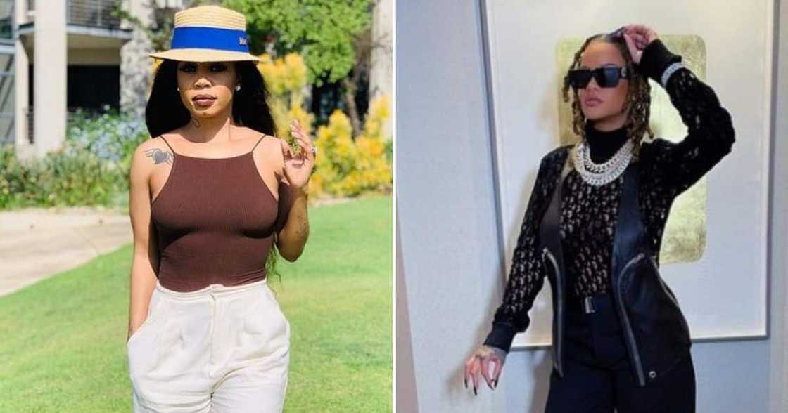 Kelly Khumalo allegedly copied Rihanna's style