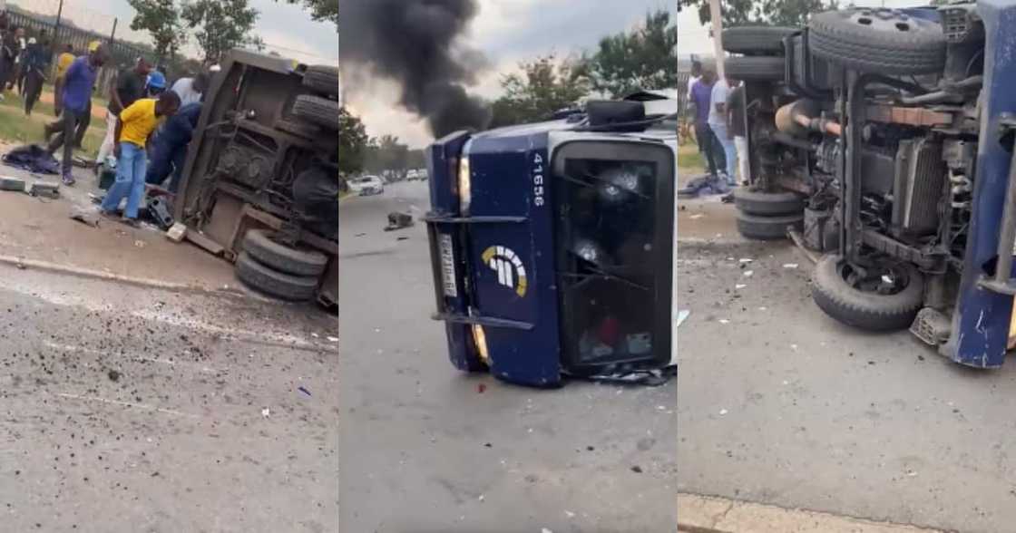 "Haibo": Mzansi Reacts to Clip of Cit Van That Was Ambushed in Midrand "Haibo": Mzansi Reacts to Clip of Cit Van That Was Ambushed in Midrand