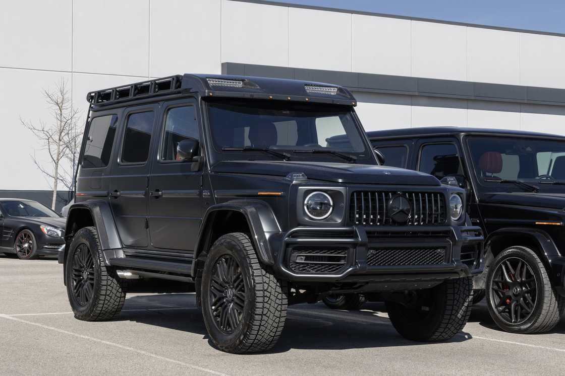 A 2023 Mercedes-AMG G-Class G63. A 2023 Mercedes-AMG G-Class G63.