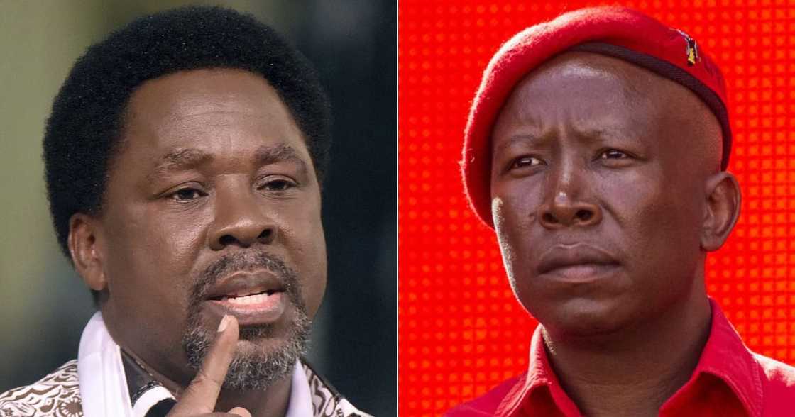 Pastor TB Joshua Passes, EFF Sends Their Heartfelt Message of Condolence