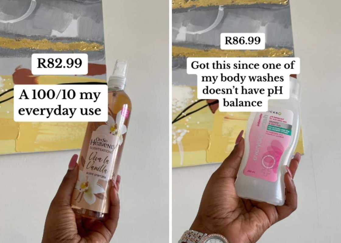 A woman on TikTok plugged SA peeps on Clicks products. A woman on TikTok plugged SA peeps on Clicks products.
