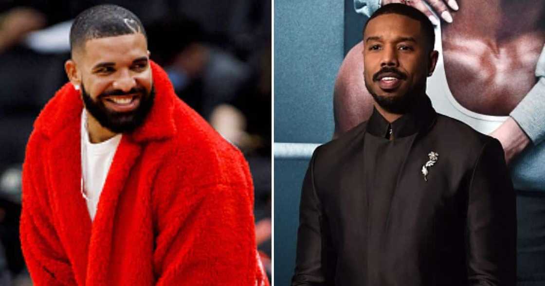 Michael B. Jordan says Drake is better at rapping than Tupac and Jay-Z.