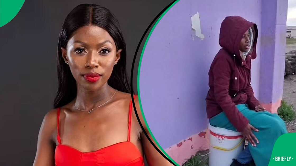 A woman showcased her major career upgrade from selling on the street. A woman showcased her major career upgrade from selling on the street.