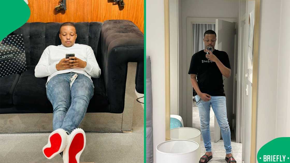 His high-end shopping trip turned heads online and got Mzansi talking