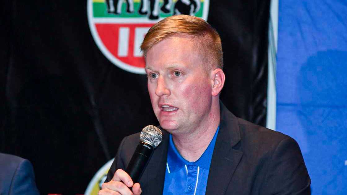 Dean Macpherson at an Inkatha Freedom Party Dean Macpherson at an Inkatha Freedom Party