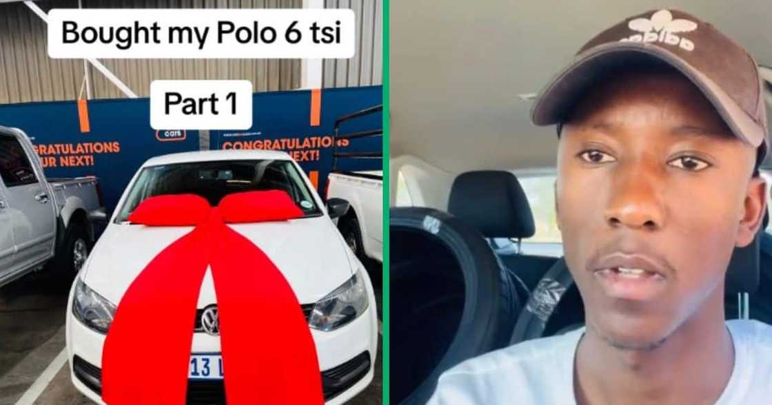 VW Polo 6 TSI in a TikTok video VW Polo 6 TSI in a TikTok video