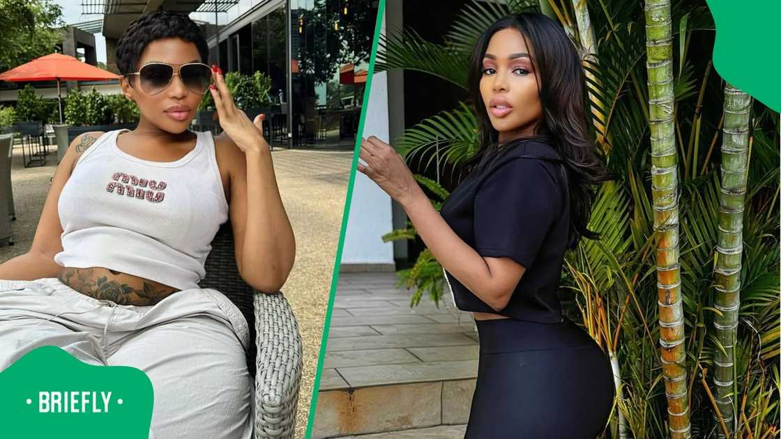 Tebogo Thobejane has gone makeup free.