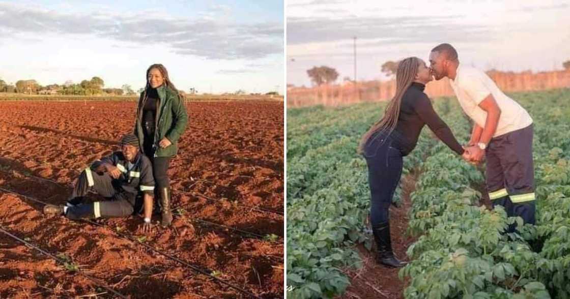 Farming couple