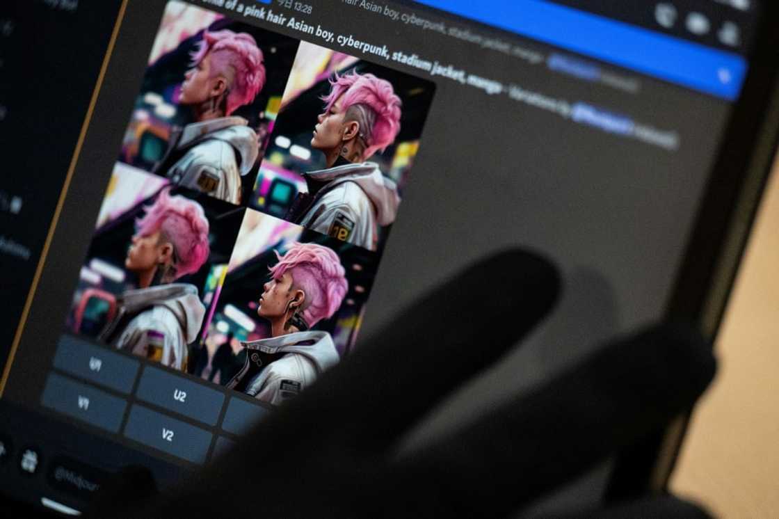 Rootport entered text prompts such as "pink hair" and "Asian boy" to conjure up images of the story's hero in around a minute Rootport entered text prompts such as "pink hair" and "Asian boy" to conjure up images of the story's hero in around a minute