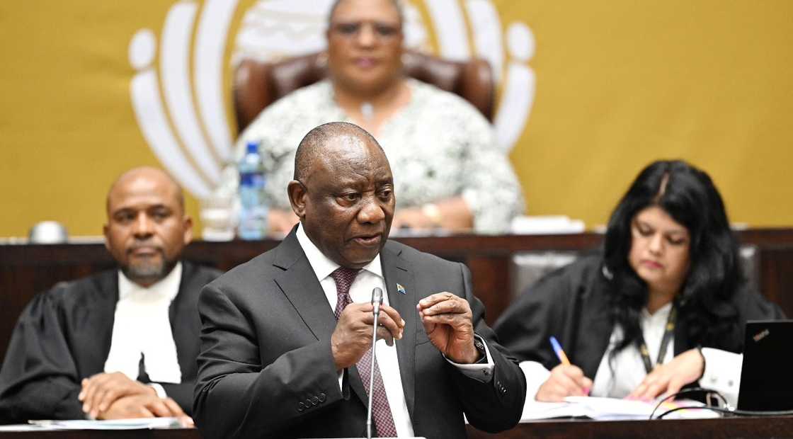 Cyril Ramaphosa commented on the Palestinians who were stranded at the OR Tambo International Airport