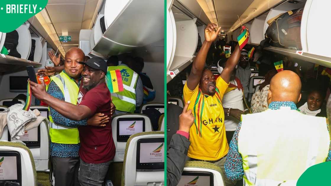 Ghana’s Foreign Affairs Minister, Samuel Okudzeto Ablakwa, welcoming citizens